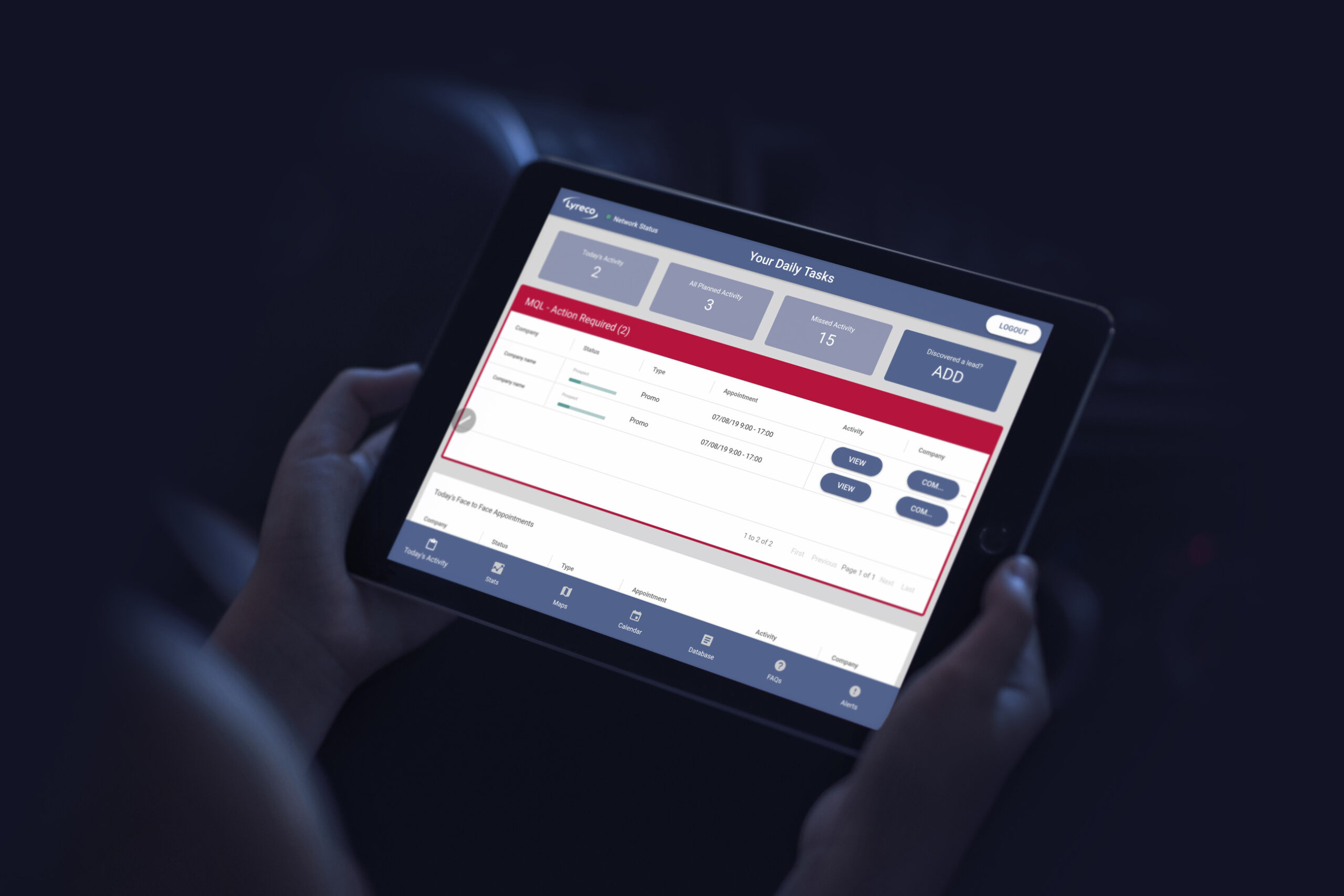 Lyreco Sales App