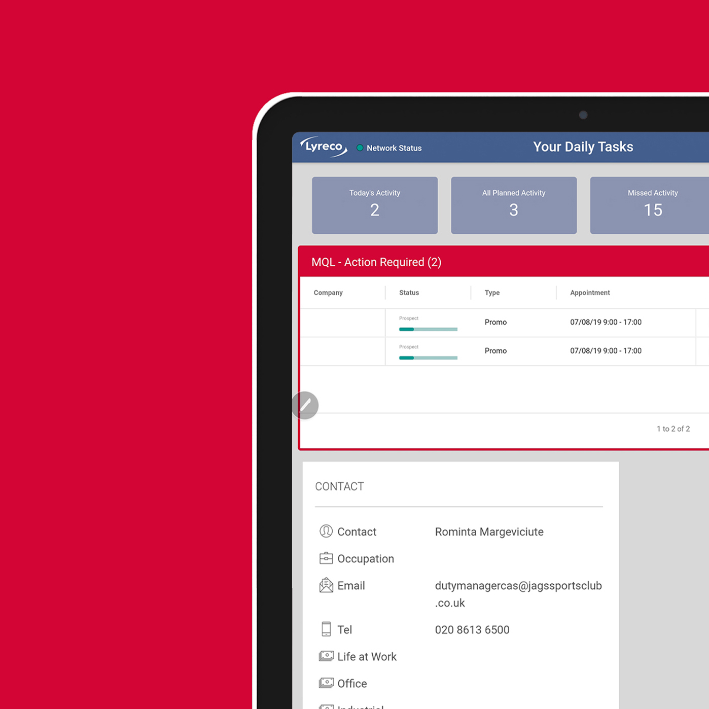 Lyreco Sales App